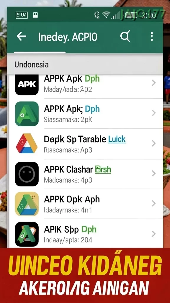 Cuplikan layar RPRP777 — halaman utama