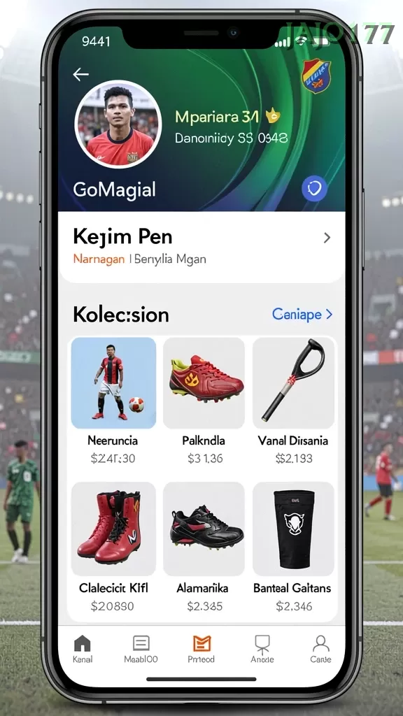 Cuplikan layar WIN33 — halaman utama